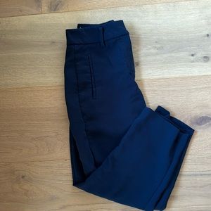 Aritzia Navy Slim fit Pant